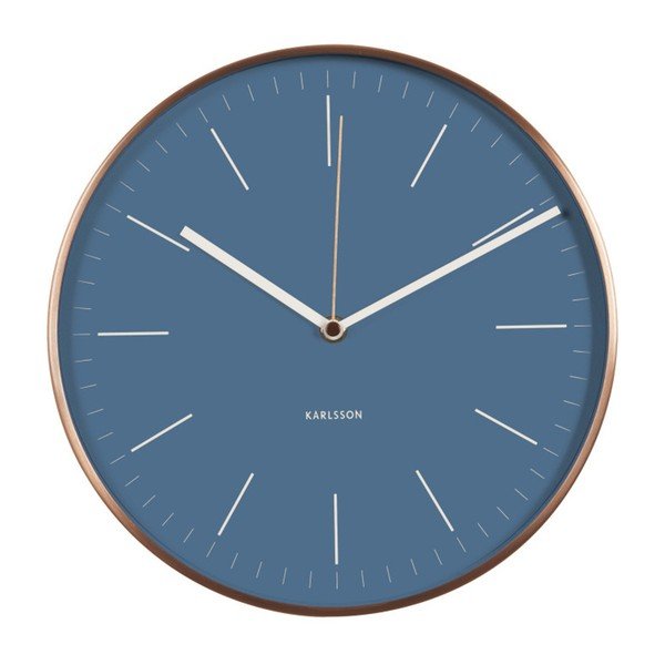 Modré hodiny Present Time Minimal Jeans
