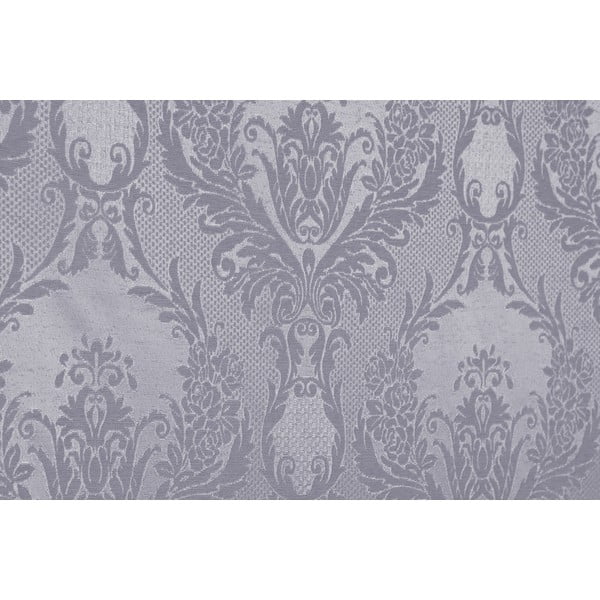 Set con copriletto e federa grigio in tessuto damascato 240x260 cm Beste – Mijolnir-image-1