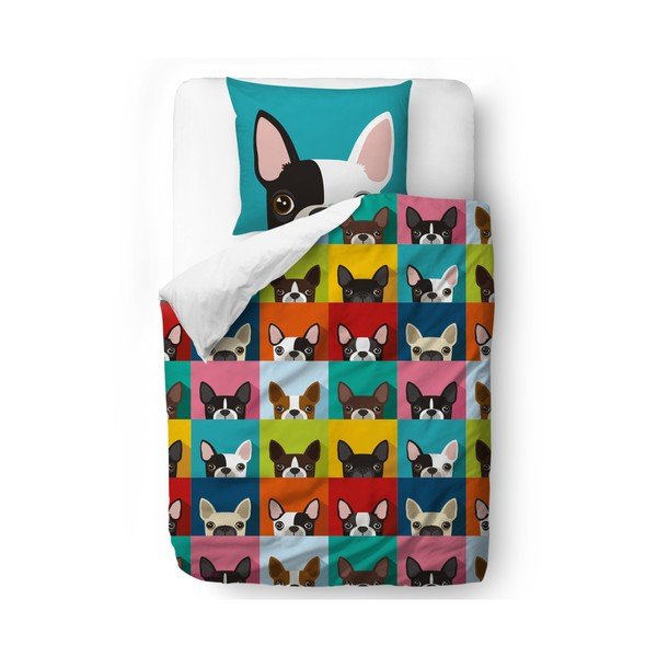 Biancheria da letto in cotone sateen Frenchie, 200 x 200 cm - Butter Kings