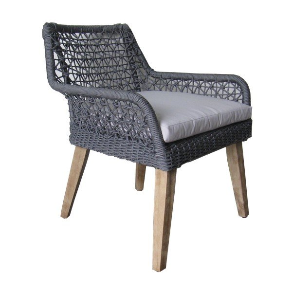 Set di 2 poltrone da giardino con gambe in legno di acacia ADDU Tripoli - Garden Pleasure-image-2