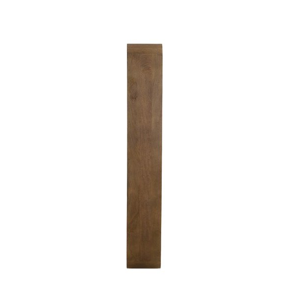 Scaffale colore naturale scuro in mango massiccio 100x200x30 cm Labare – Light & Living-image-3