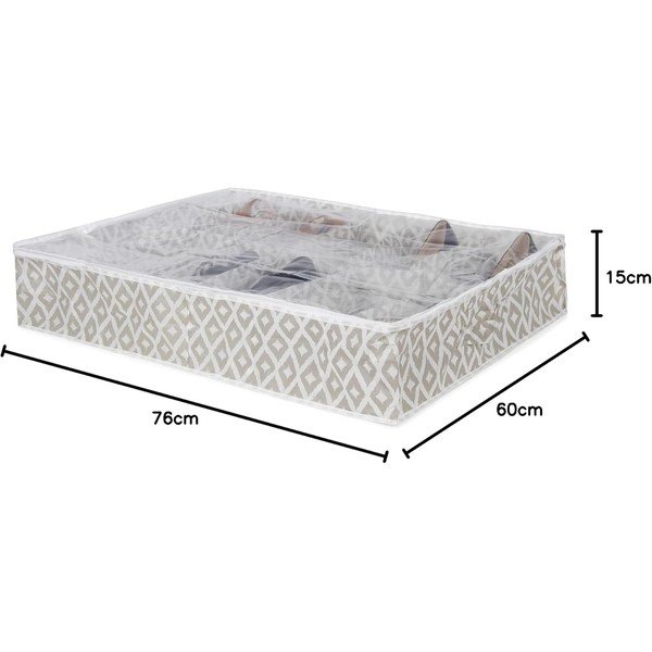 Range Shoes Borsa sotto il letto, 76 x 60 cm Daman - Compactor-image-2