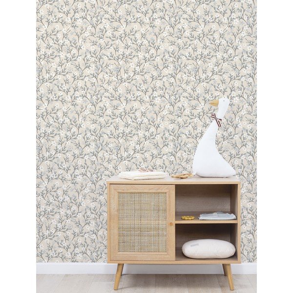 Carta da parati per bambini 10 m x 50 cm Exquisite Blossoms - Lilipinso-image-1