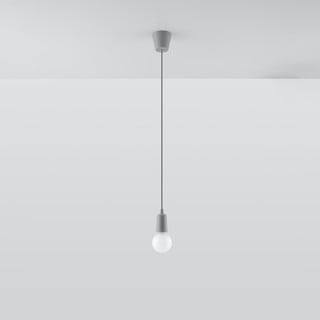 Lampada a sospensione grigia ø 5 cm Rene - Nice Lamps