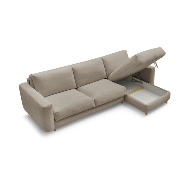 Divano angolare grigio tortora Nouveau Cocoone – Bobochic Paris-image-3
