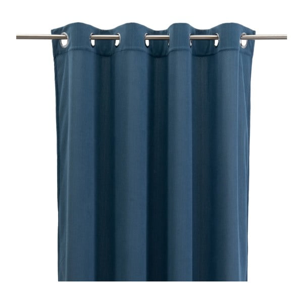 Tenda blu in velluto a coste 140x260 cm Merely – Casa Selección