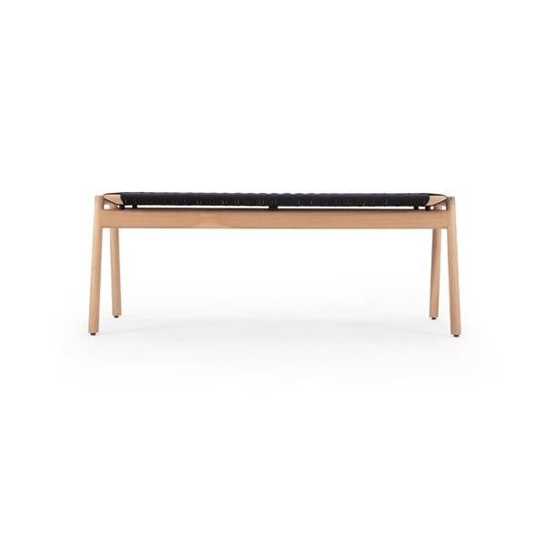 Panchina nera/di colore naturale Klupa – Gazzda-image-2