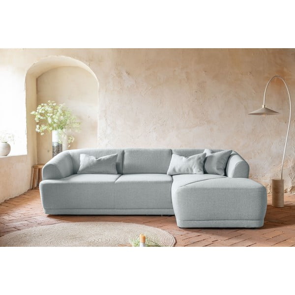 Divano angolare grigio chiaro - Miuform-image-1