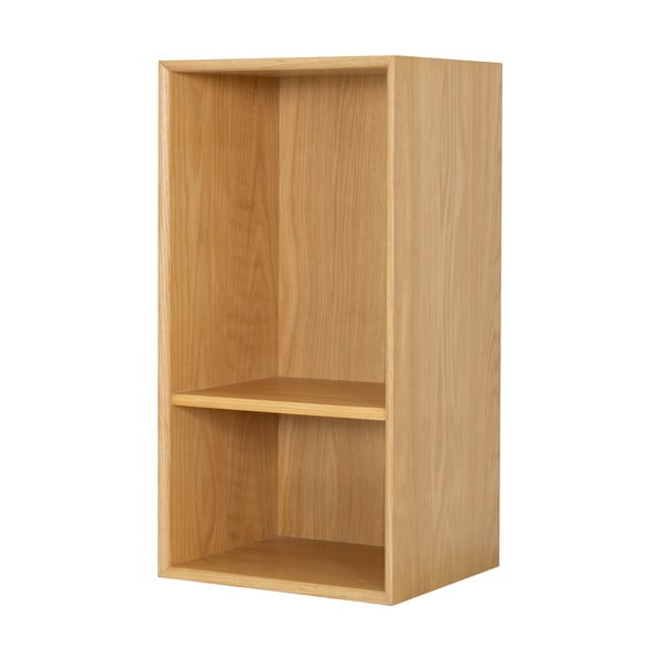 Scaffale modulare in rovere decorato in colore naturale 36x70 cm Z - Tenzo-image-2