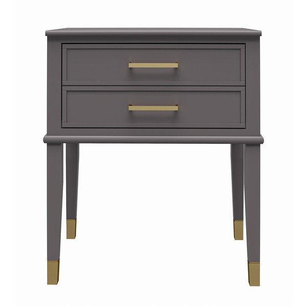 Comodino grigio scuro Westerleigh – CosmoLiving by Cosmopolitan-image-2