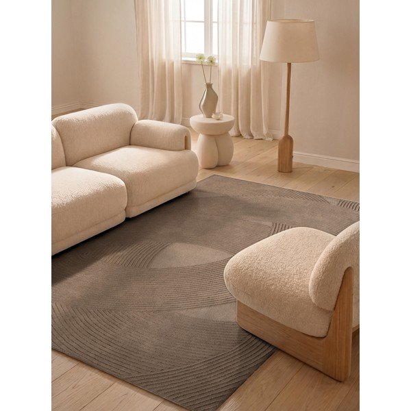 Tappeto marrone in lana 120x170 cm Kensington Victoria – Ted Baker-image-1