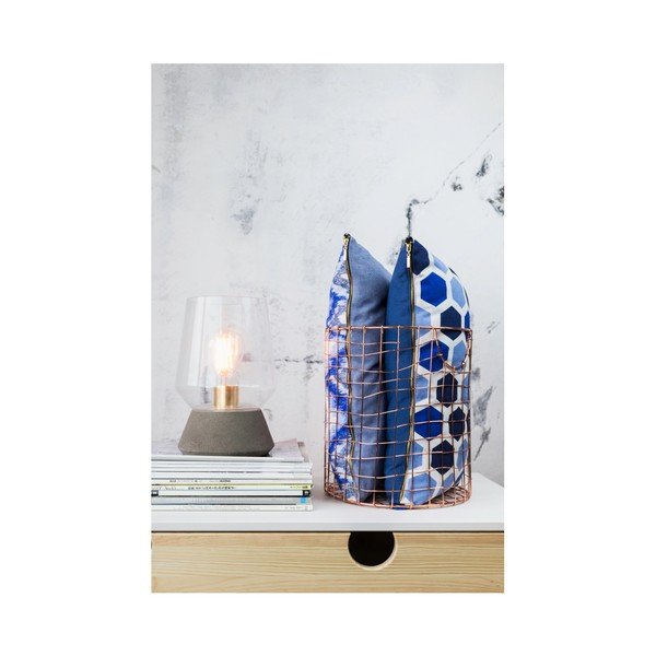 Sada 2 polštářů s výplní Karup Deco Cushion Ocean Geometry/Navy, 45  x  25  cm-image-2