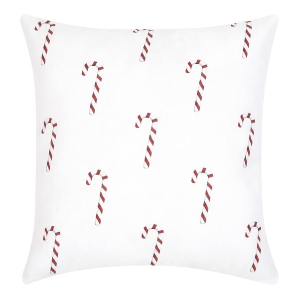 Federa decorativa in cotone, 40 x 40 cm Candy Cane - Westwing Collection