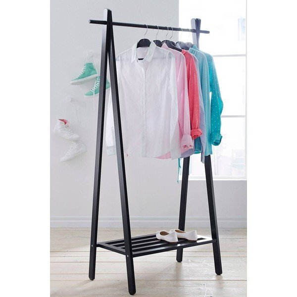 Stand appendiabiti bianco in rovere massiccio 91x159x43 cm – Ellos Home-image-2