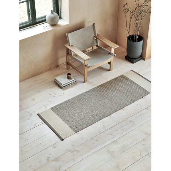 Passatoia da interno/esterno beige 70x300 cm Edit Mud Vanilla – Pappelina-image-2