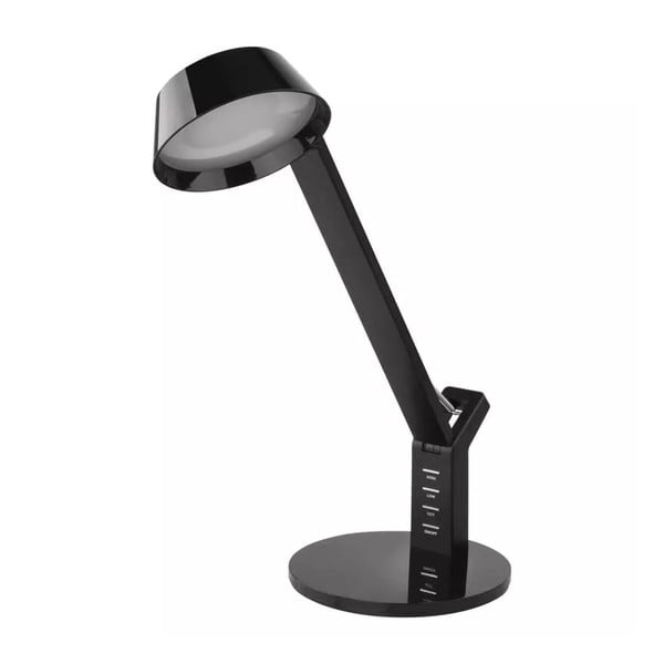 Lampada da tavolo dimmerabile a LED nera (altezza 39 cm) Simon - EMOS