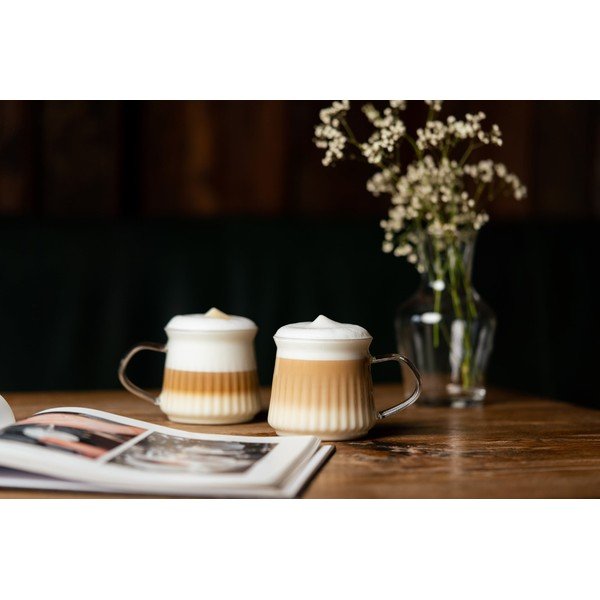 Tazze in set per cappuccino/con parete doppia 2 pz 320 ml Mia – Vialli Design-image-2