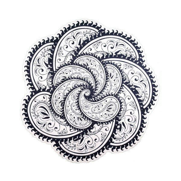 Tappeto Gurho, ⌀ 80 cm - Vitaus-image-1
