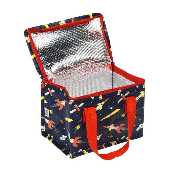 Borsa termica blu scuro Space Age Rocket – Rex London-image-2
