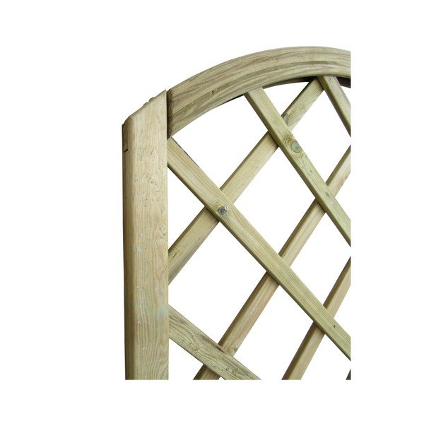 Zahradní dekorativní mříž z borovicového dřeva Crido Consulting Arched Pine-image-3