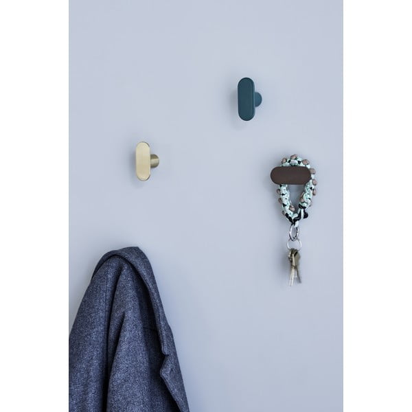 Gancio da parete dorato Piccolo - Hübsch-image-1