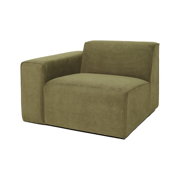 Modulo divano in velluto a coste verde (angolo sinistro) Sting - Scandic-image-2