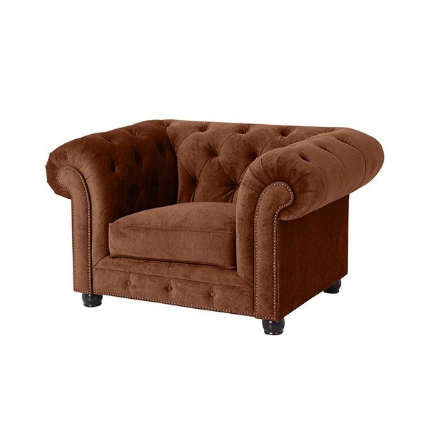 Poltrona marrone Orleans Velvet - Max Winzer-image-1