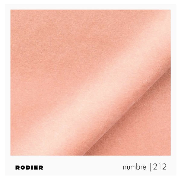 Divano angolare rosa allungabile e con contenitore (con penisola a destra e chaise lounge) rivestito in velluto Brim – Rodier-image-2