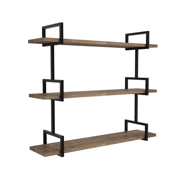 Mensola da parete in legno di pino marrone Uras - Puqa Design