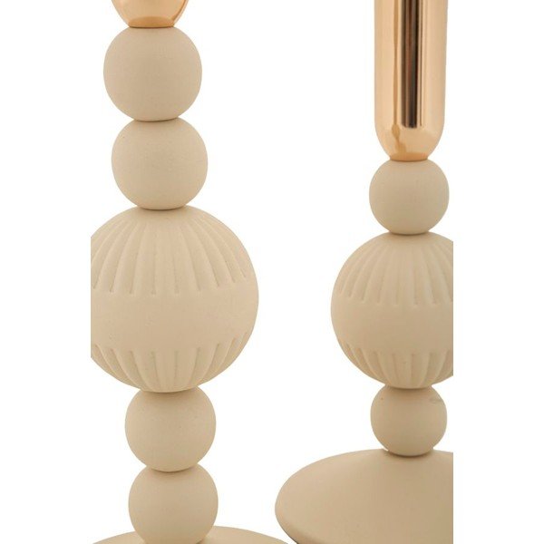 Portacandele in set in metallo 2 pz Aster – Mauro Ferretti-image-3