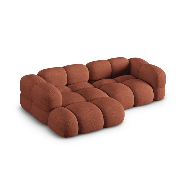 Divano angolare color mattone (con penisola a sinistra/con chaise lounge) Loretto – Cosmopolitan Design-image-2