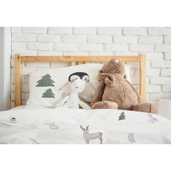 Biancheria da letto singola per bambini in cotone sateen 140x200 cm Polar Animals - Butter Kings-image-1
