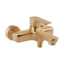 Rubinetto per vasca da bagno dorato da parete (con due uscite) Spy – Sapho