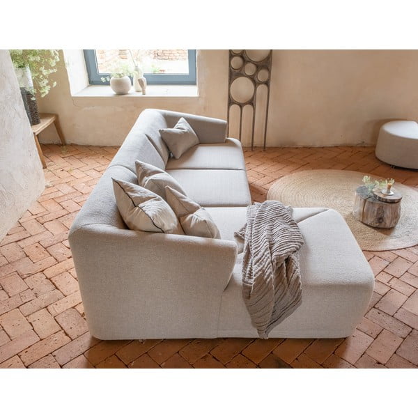 Divano angolare beige, angolo sinistro - Miuform-image-3