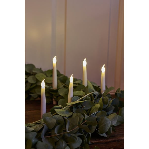Decorazione natalizia luminosa bianca 10 pz ø 2 cm Carolin – Sirius-image-1