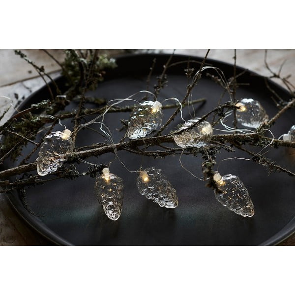 Decorazione natalizia luminosa 8 lampadine lunghezza totale 120 cm Celina – Sirius-image-2