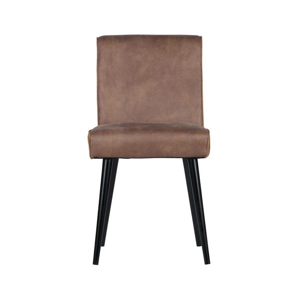 Sada 2 světle hnědých kožených židlí BePureHome Revolution-image-4