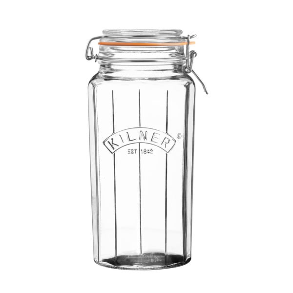 Bicchiere alto con coperchio a clip , 1,8 l Faset - Kilner