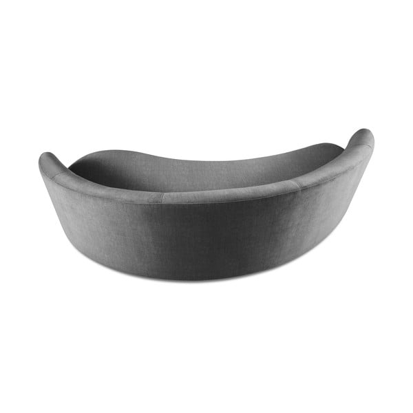 Divano asimmetrico in velluto grigio, a destra Debbie - Mazzini Sofas-image-3