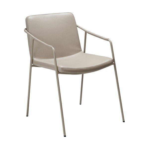 Sedia da pranzo beige con braccioli Boto – DAN-FORM Denmark