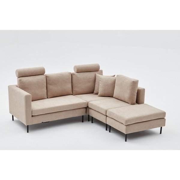 Divano angolare beige (variabile) Nova - Balcab Home-image-2