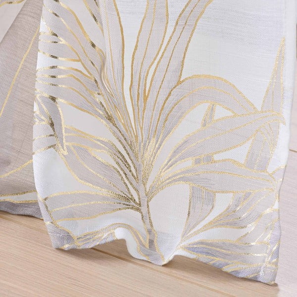 Tenda in beige e oro 135x240 cm Vayana - douceur d'intérieur-image-3