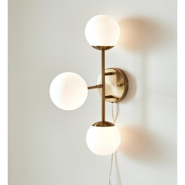 Lampada da parete bianca, altezza 60 cm Trinity - Markslöjd-image-1