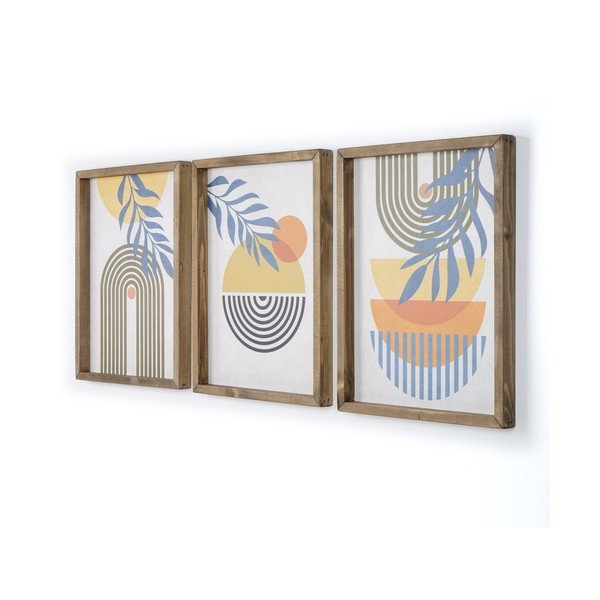 Dipinto in set di 3 pezzi 36x48 cm - Kate Louise-image-2