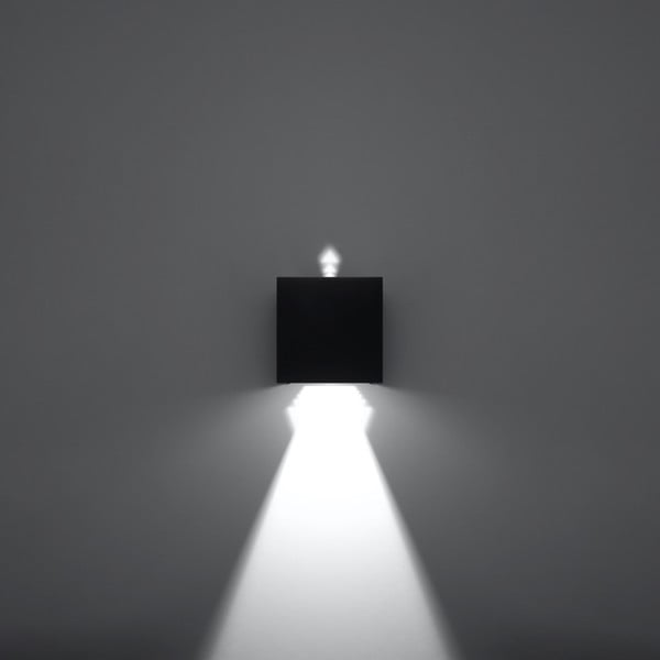 Lampada da parete a LED nera Pinio - Sollux-image-4