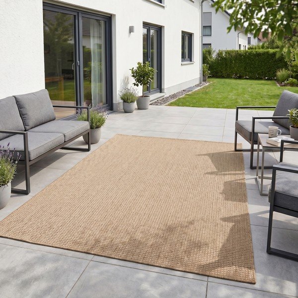 Tappeto da interno/esterno beige 140x200 cm Mira 1450 – Ayyildiz Carpets-image-1