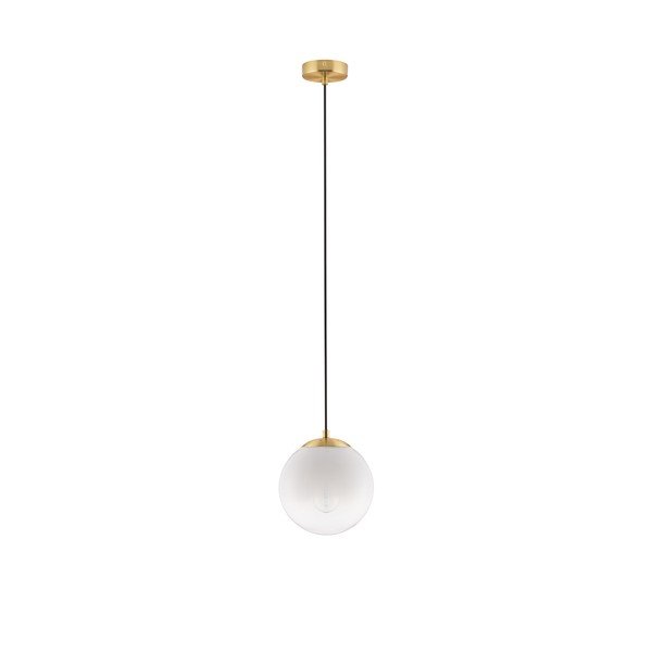 Lampadario bianco/dorato in vetro ø 20 cm Vita – Nova Luce