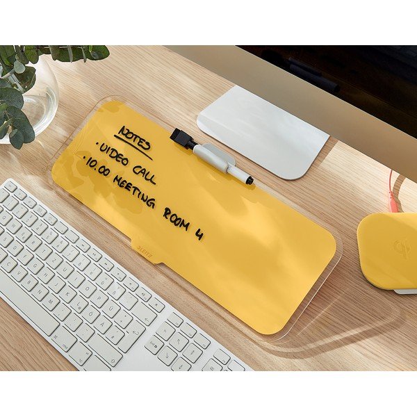 Tavolo in vetro giallo per appunti Cosy - Leitz-image-1