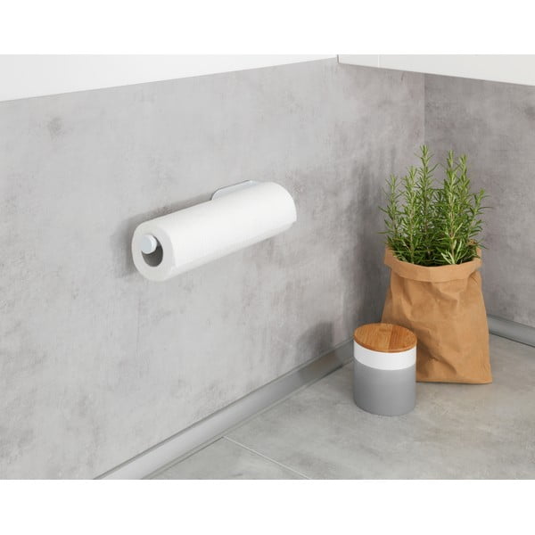 Supporto a parete bianco per asciugamani da cucina Nio - Wenko-image-1