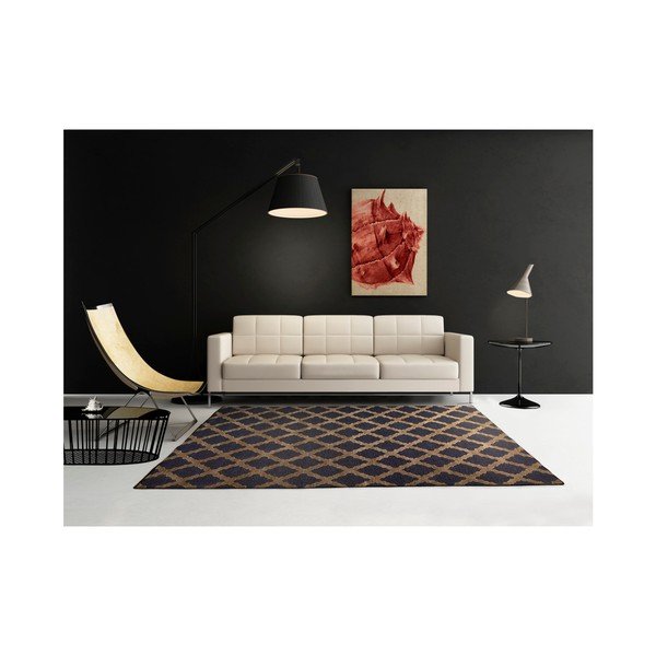 Tappeto Soho blu scuro, 160 x 230 cm - Universal-image-2